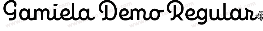Gamiela Demo Regular字体转换